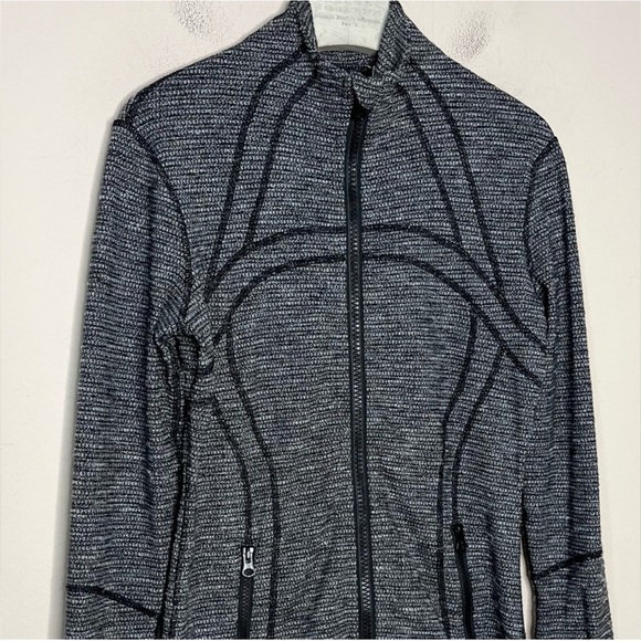 Lululemon Define Jacket Coco Pique Black White - Picture 4 of 4